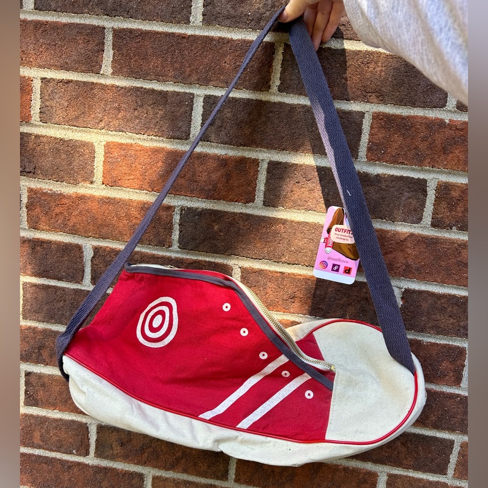 90s canvas sneaker crossbody bag